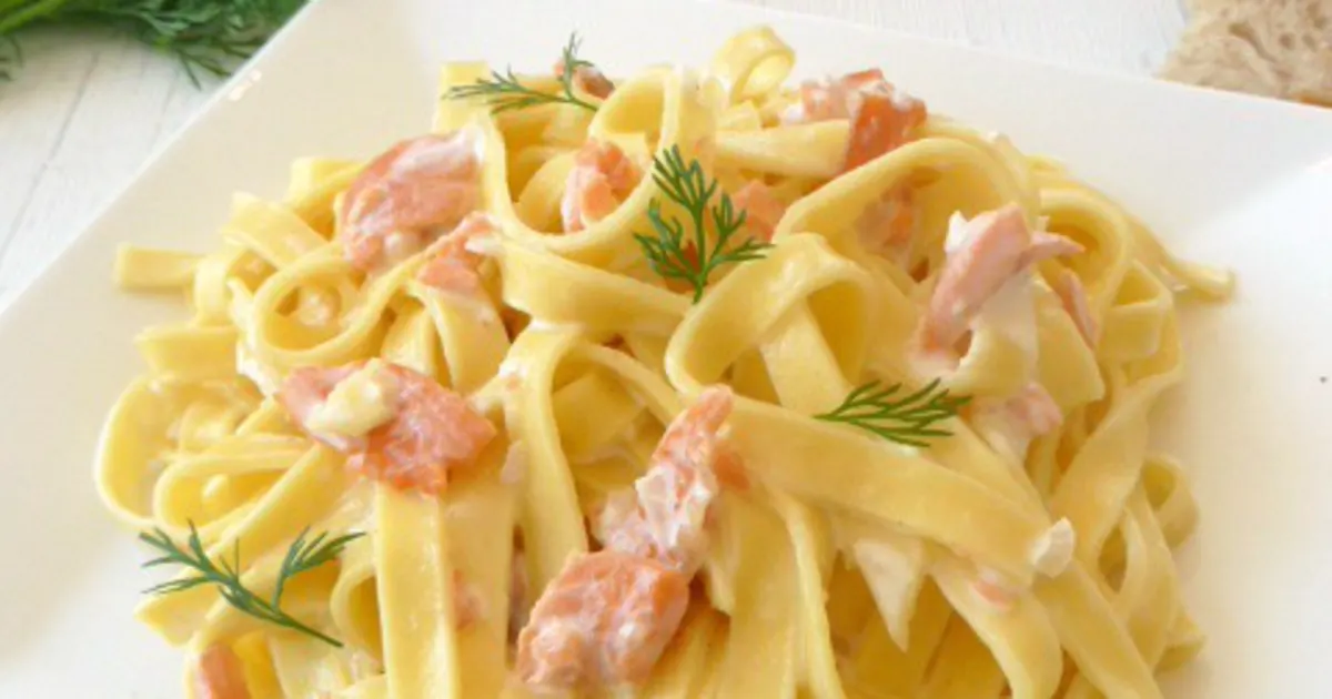 Image Tagliatelles au saumon